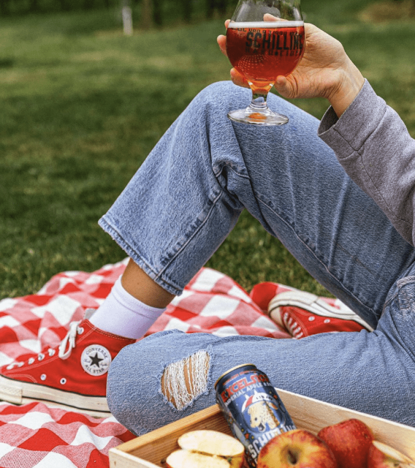 Picnic Image with Schilling Cider